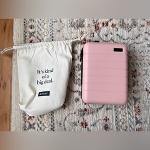 Brand New Away mini travel Little Suitcase Toiletry case pink